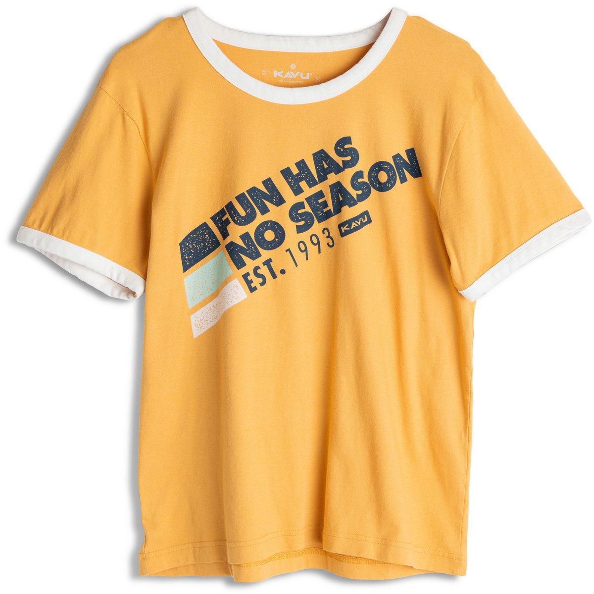 Kavu Damen High Spirits T-Shirt (Größe L, gelb)