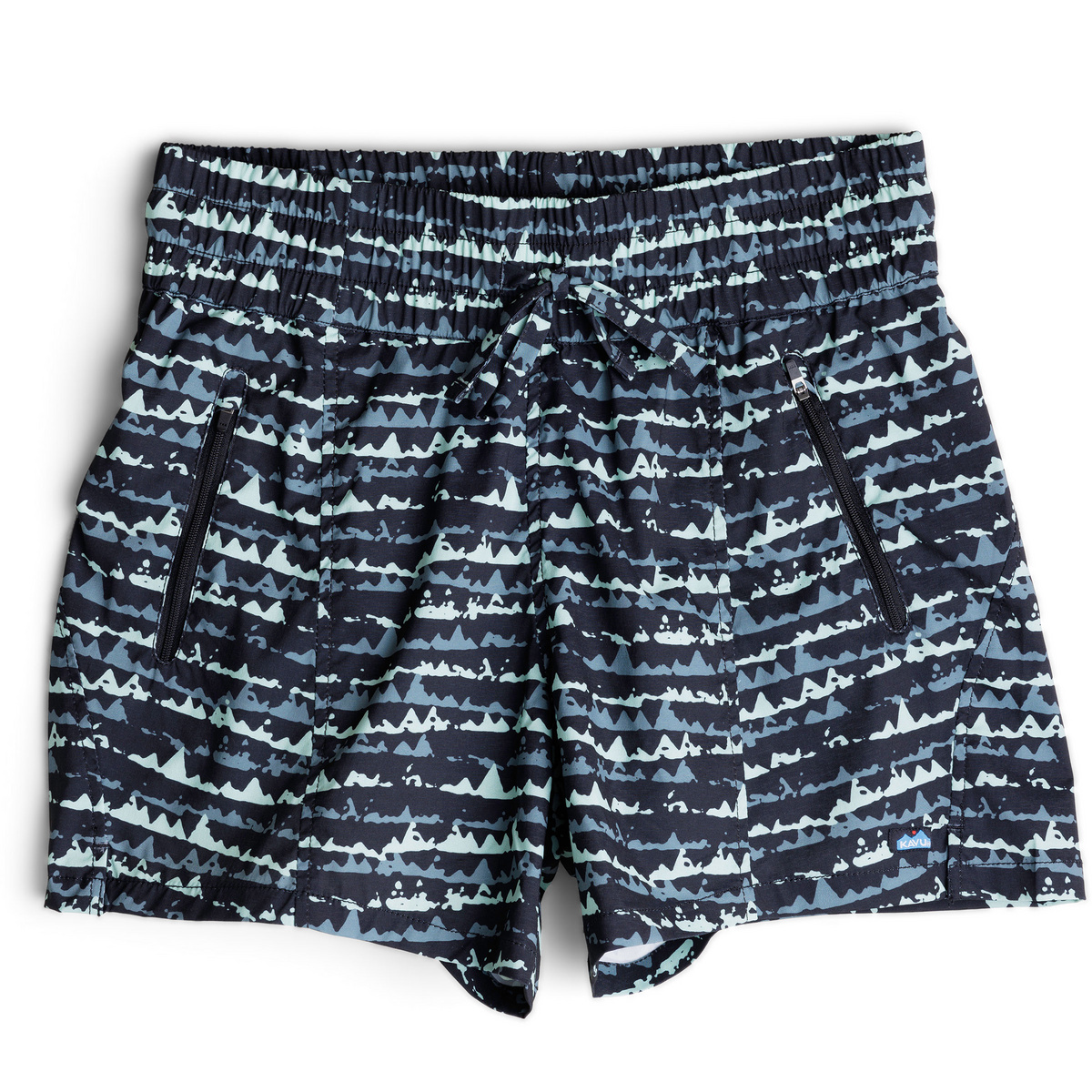 Kavu Damen Totally Beachin Shorts (Größe S, blau)