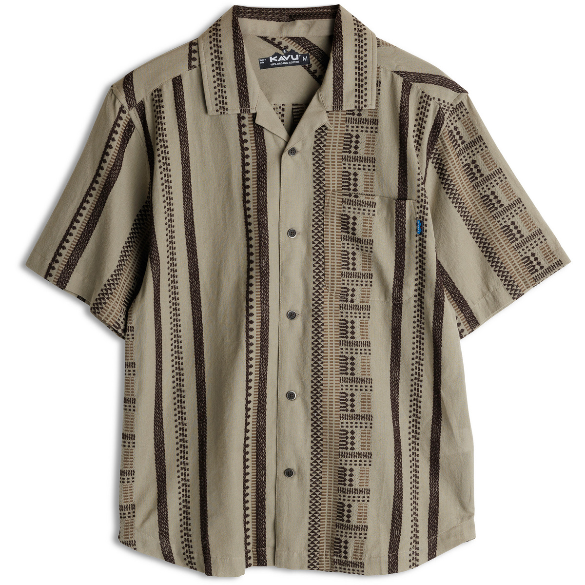 Kavu Uomo Camicia Castaway (Taglia L, Beige)