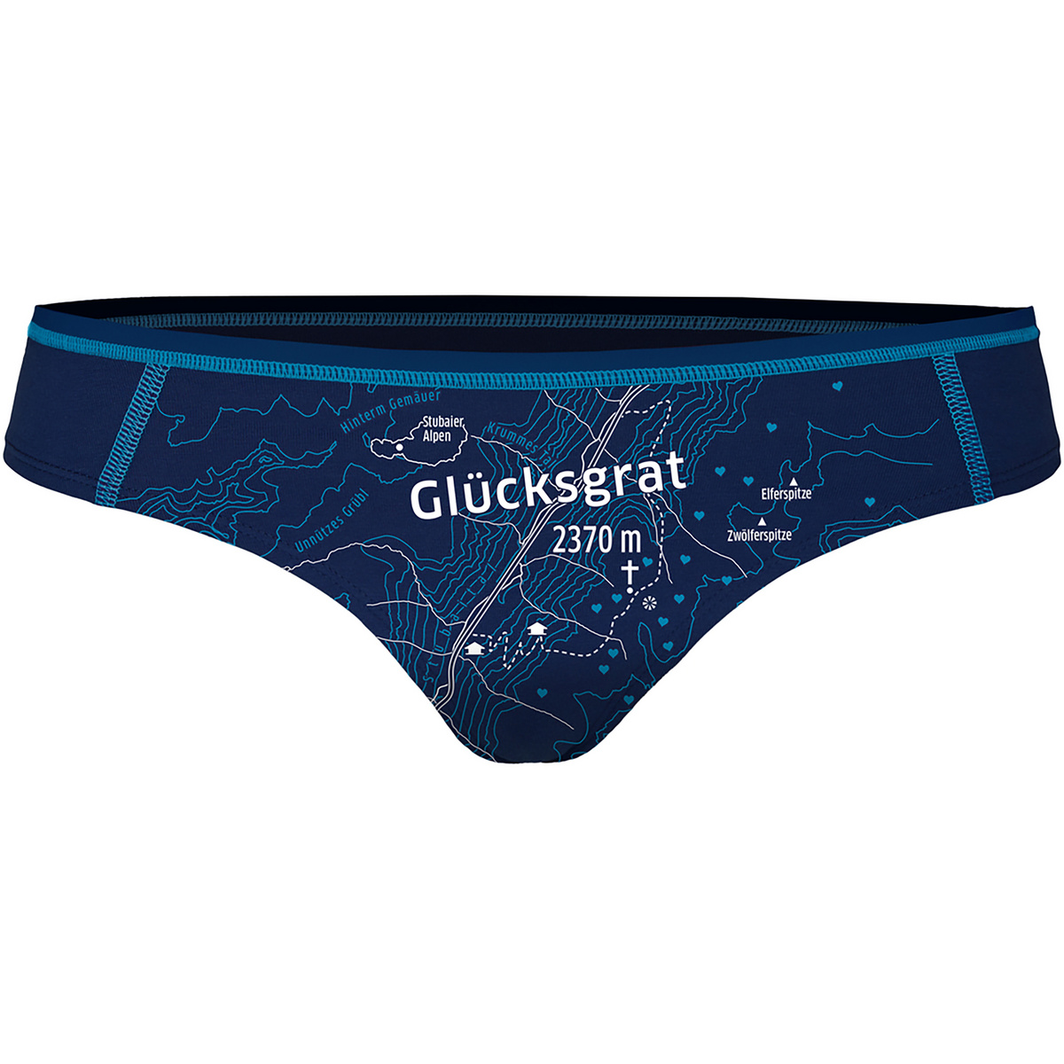 Ein schöner Fleck Erde Femme Sous-vêtement Glücksgrat (taille M, Bleu)