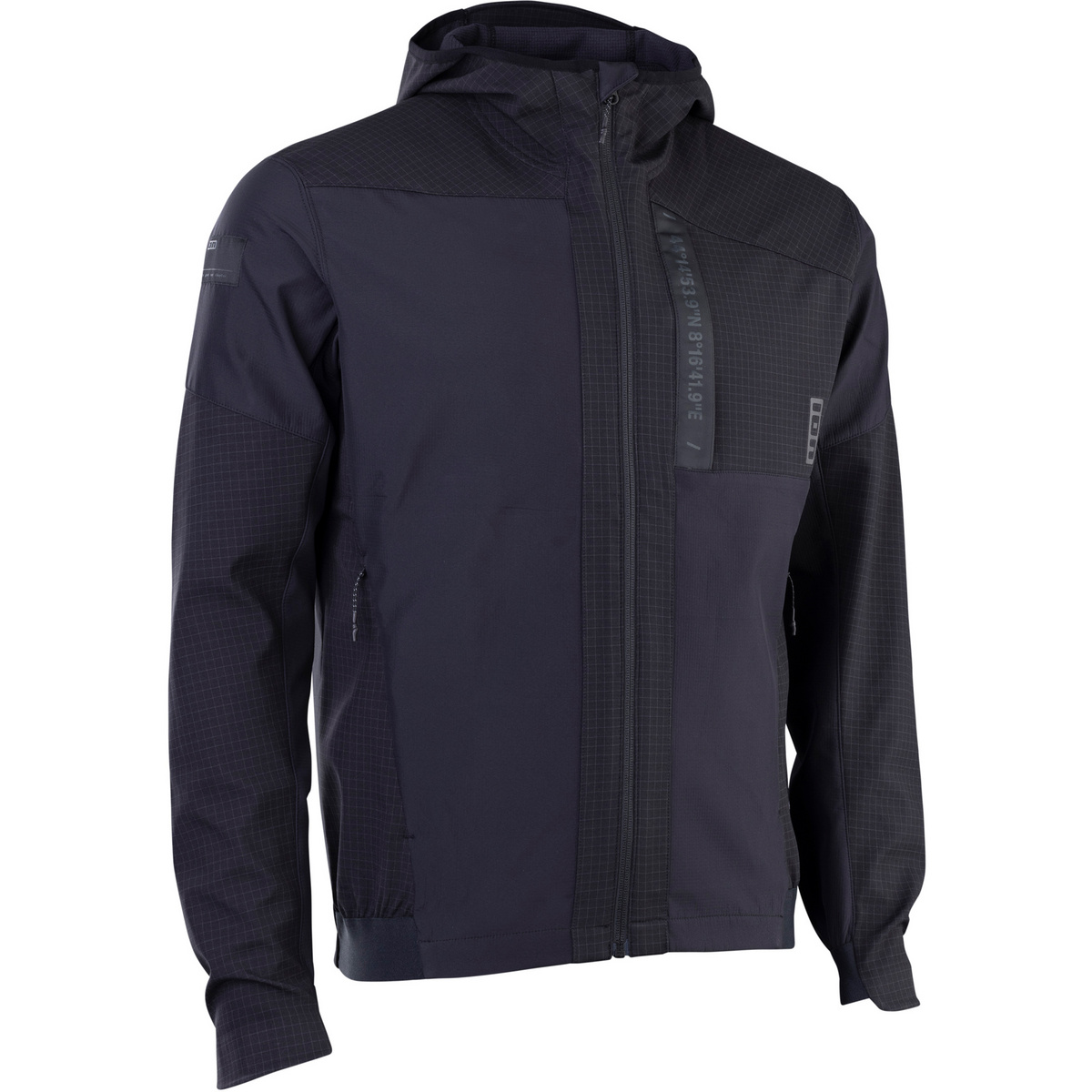 ION Uomo Giacca Shelter 2L Softshell (Taglia L, Nero)