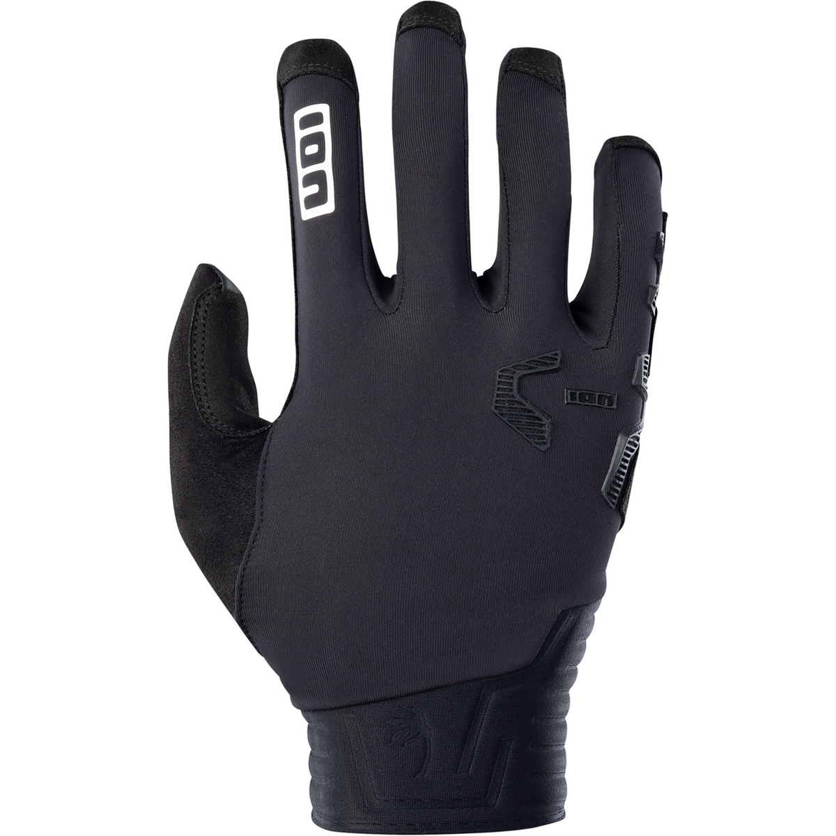 ION Guanti Scrub Amp (Taglia S, Nero)