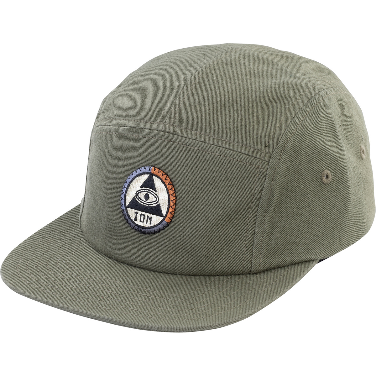 ION berretto 5 Panel (Taglia ONE SIZE, Verde oliva)