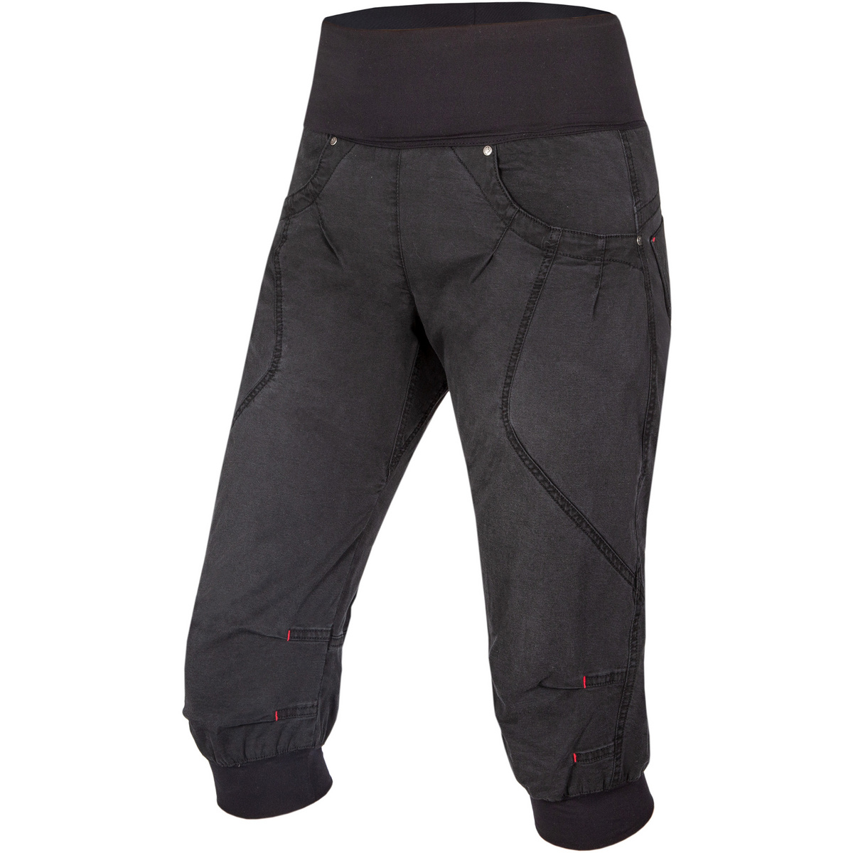 Ocun Donna Pantaloncini Mánia Organic Jean (Taglia S, Nero)