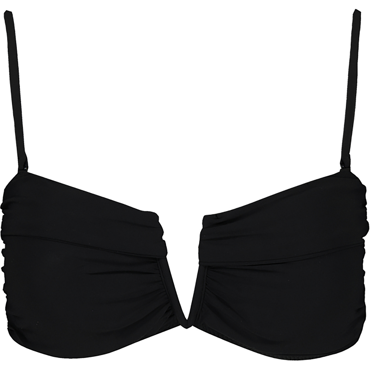 Barts Damen Solid Bandeau Bikini Oberteil (Größe XXL, schwarz)