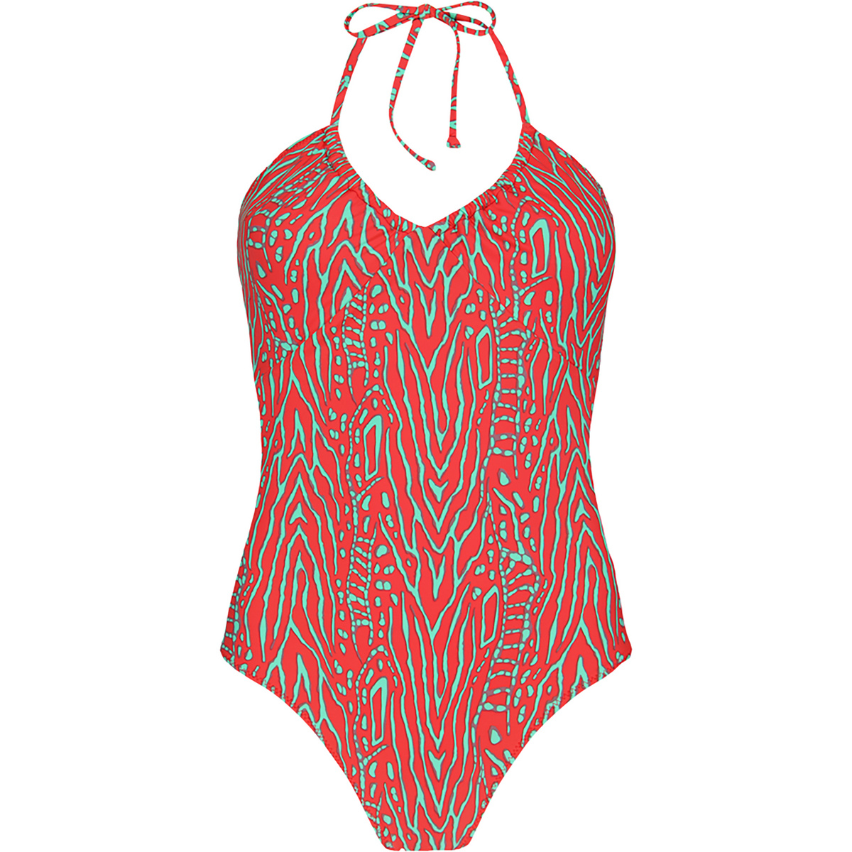 Barts Femme Maillot de bain Anangu V-Neck (taille M, Rouge)