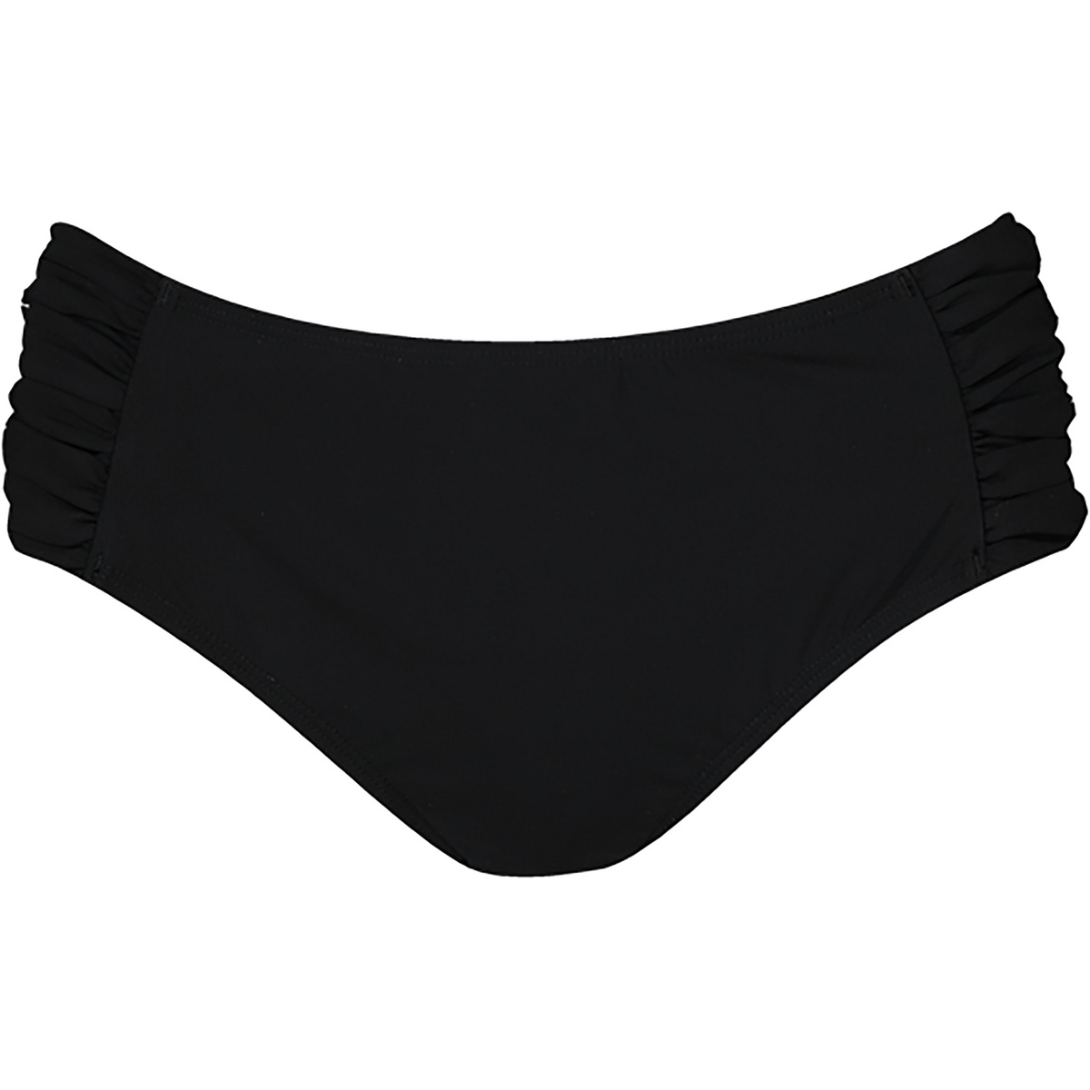 Barts Donna Pantaloni Solid Mid Waist Bikini (Taglia L, Nero)