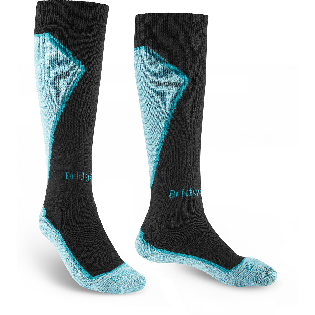 Bridgedale Damen Ski Midweight Plus Socken (Größe 41 , blau)