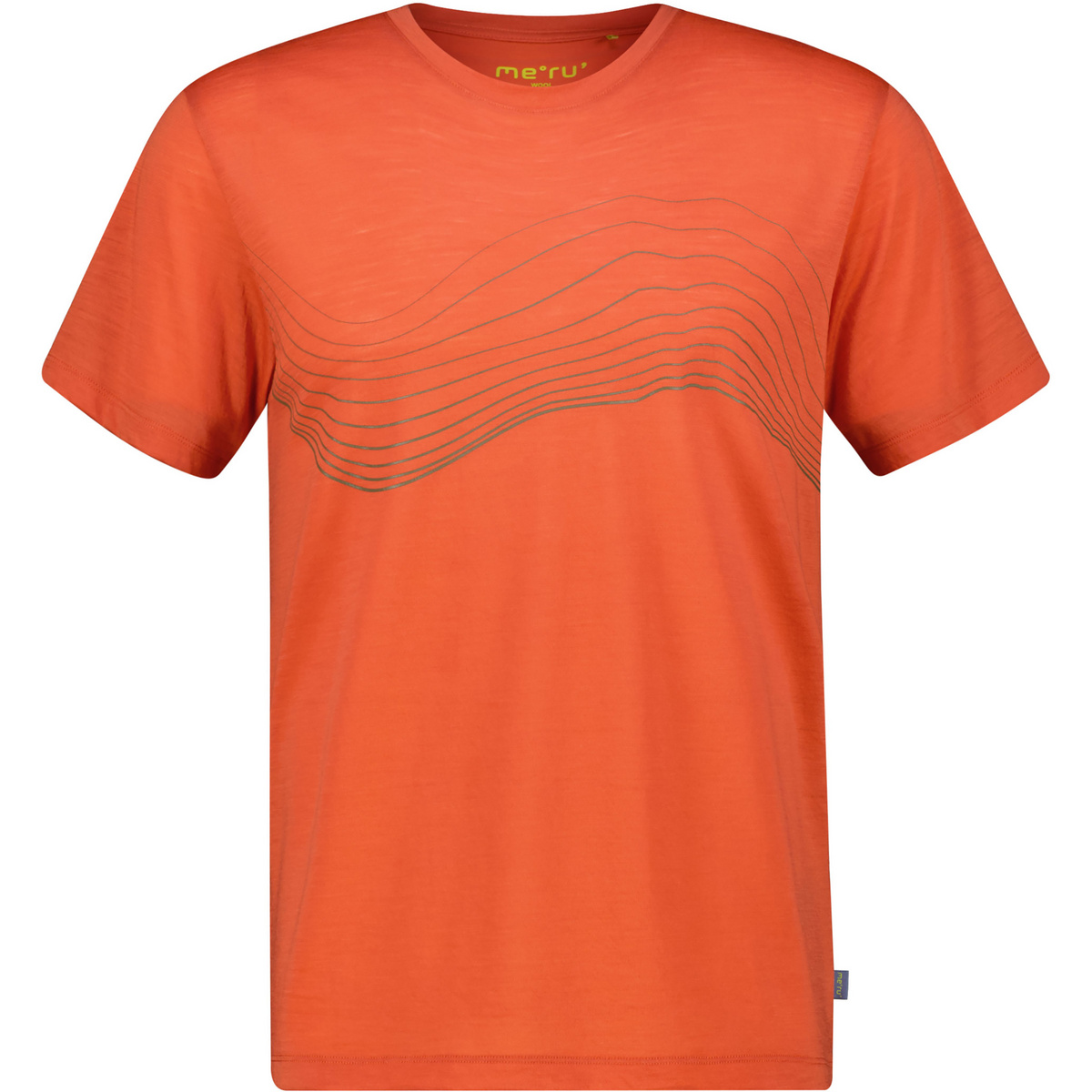 Meru Herren Bustos T-Shirt (Größe XXL, rot)
