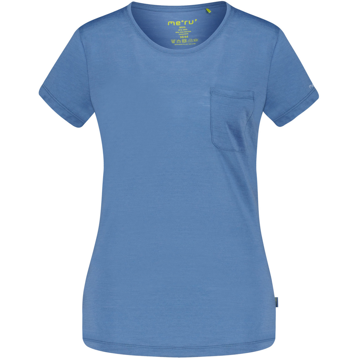 Meru Donna Maglietta Queluz (Taglia XL, Blu)