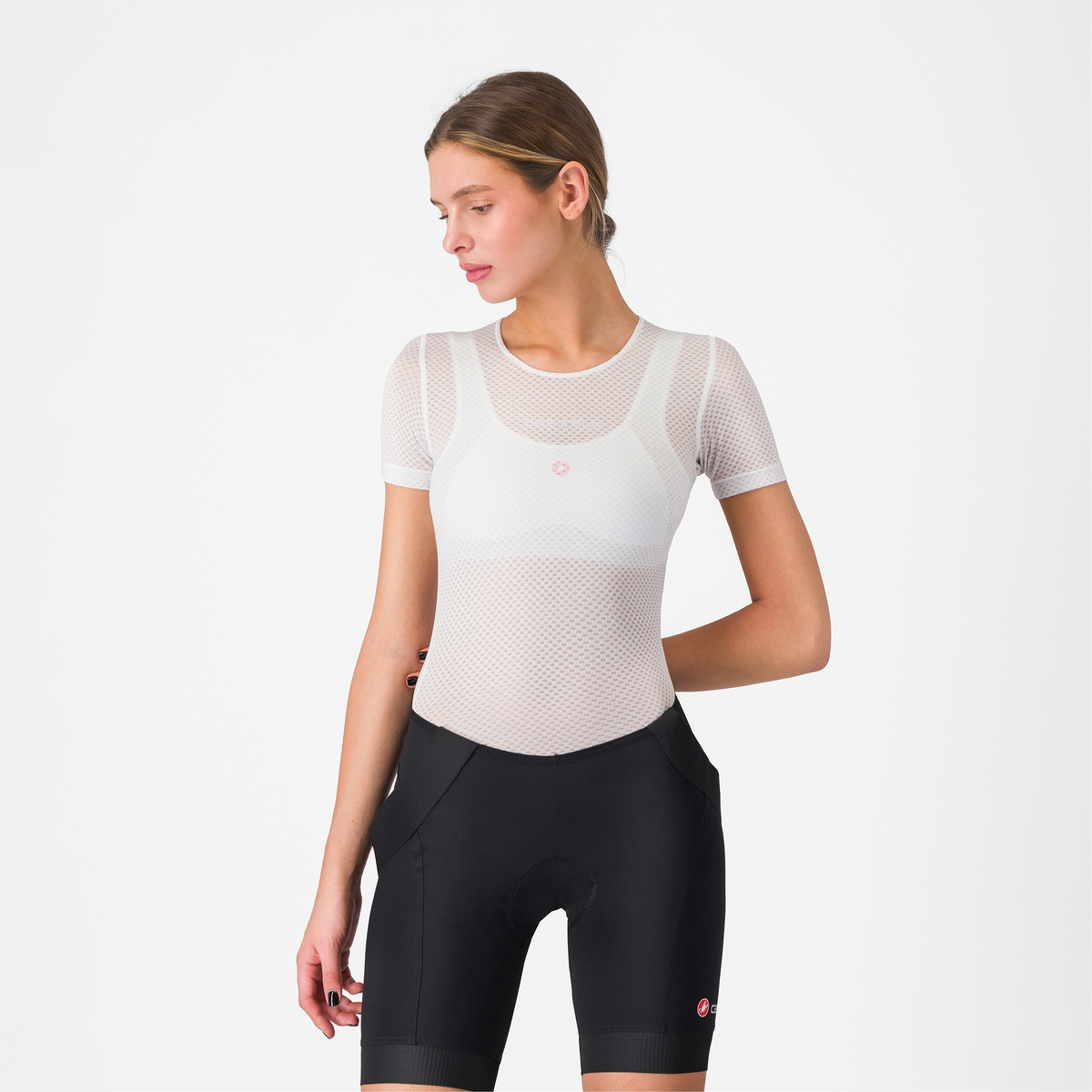 Castelli Donna Canotta Pro Mesh (Taglia S, Bianco)