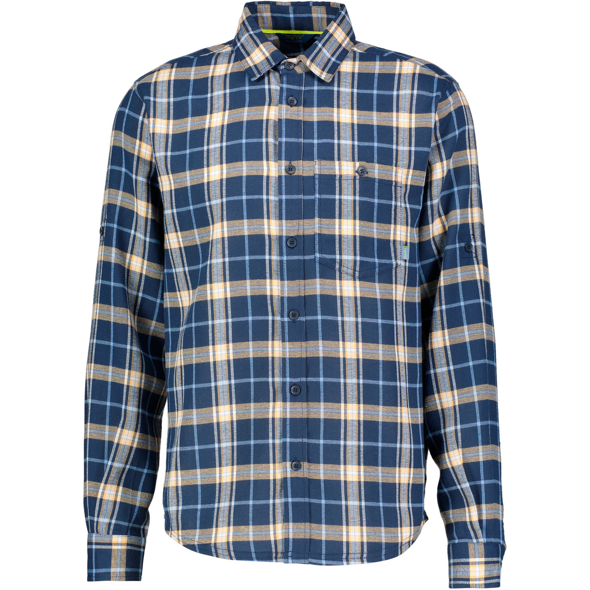 Meru Homme Chemise Lund (taille S, Bleu)