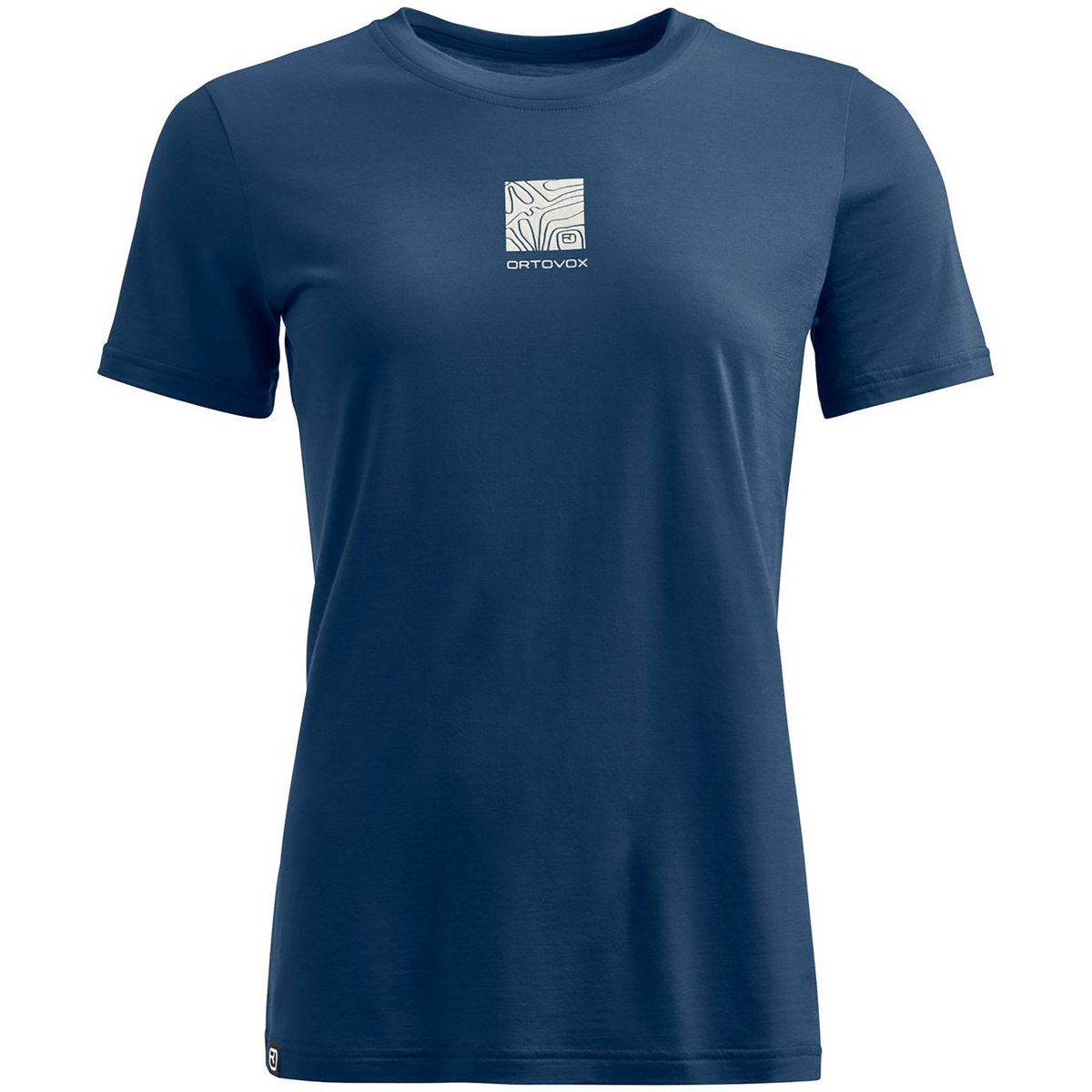 Ortovox Damen 120 Cool Tec Abstract T-Shirt (Größe XL, blau)