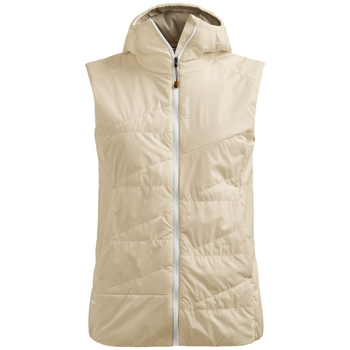 Ortovox Donna Gilet Swisswool Piz Duan (Taglia L, Beige)