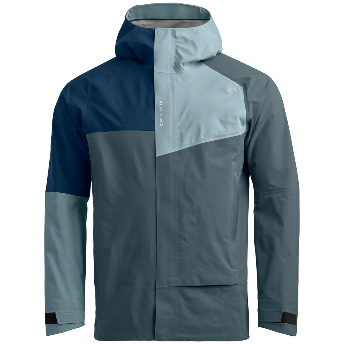 Ortovox Herren Seceda 3L Jacke (Größe XXL, mehrfarbig)