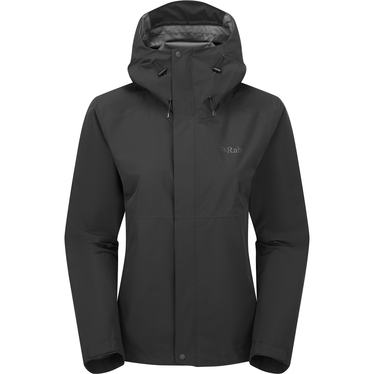 Rab Damen Downpour Jacke (Größe XL, schwarz)