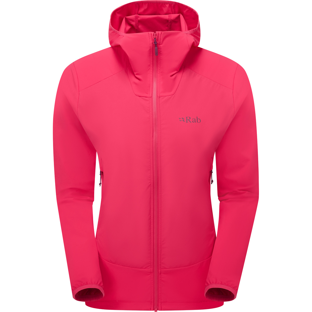 Rab Damen Borealis Hoodie Jacke (Größe L, pink)