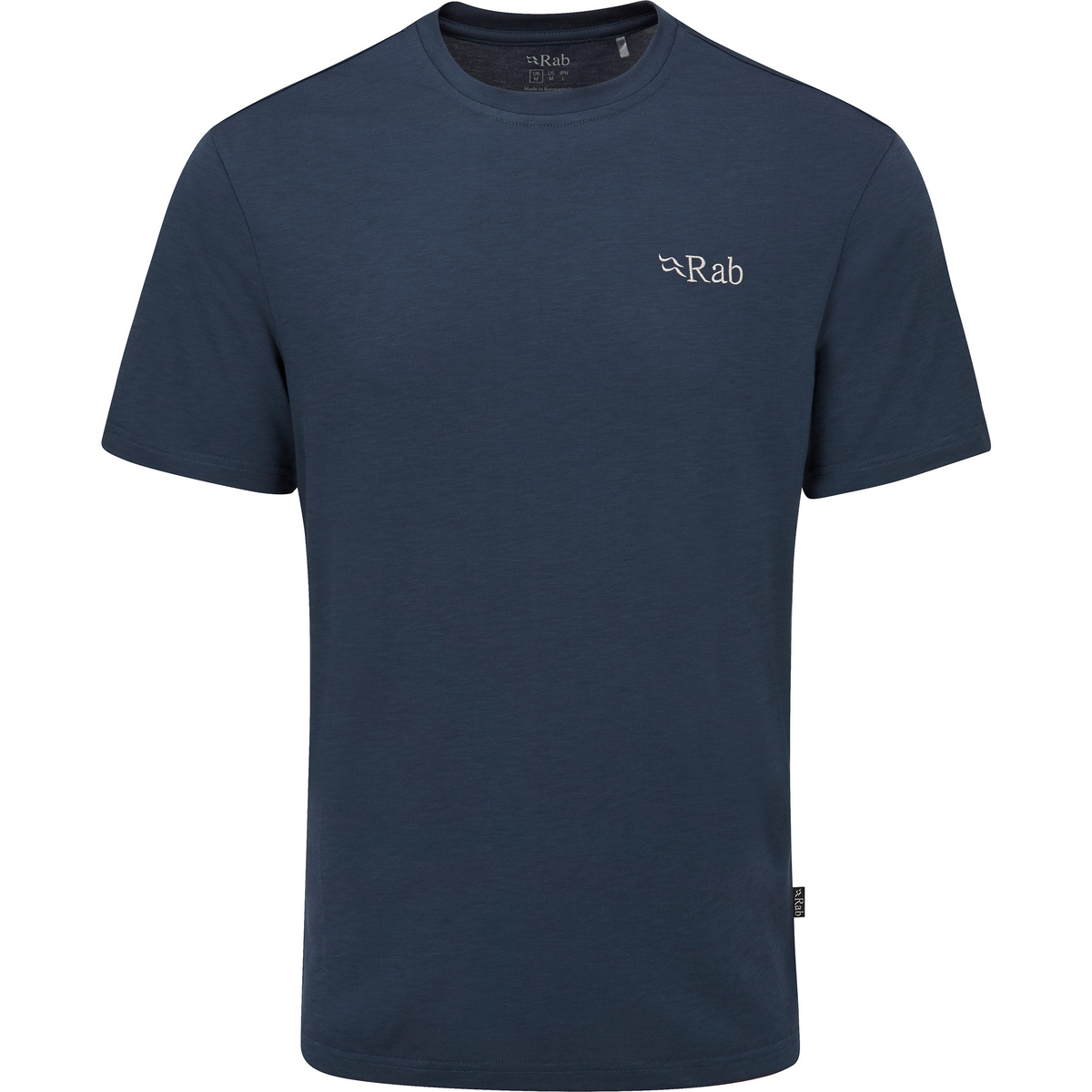 Rab Herren Crimp Logo T-Shirt (Größe L, blau)