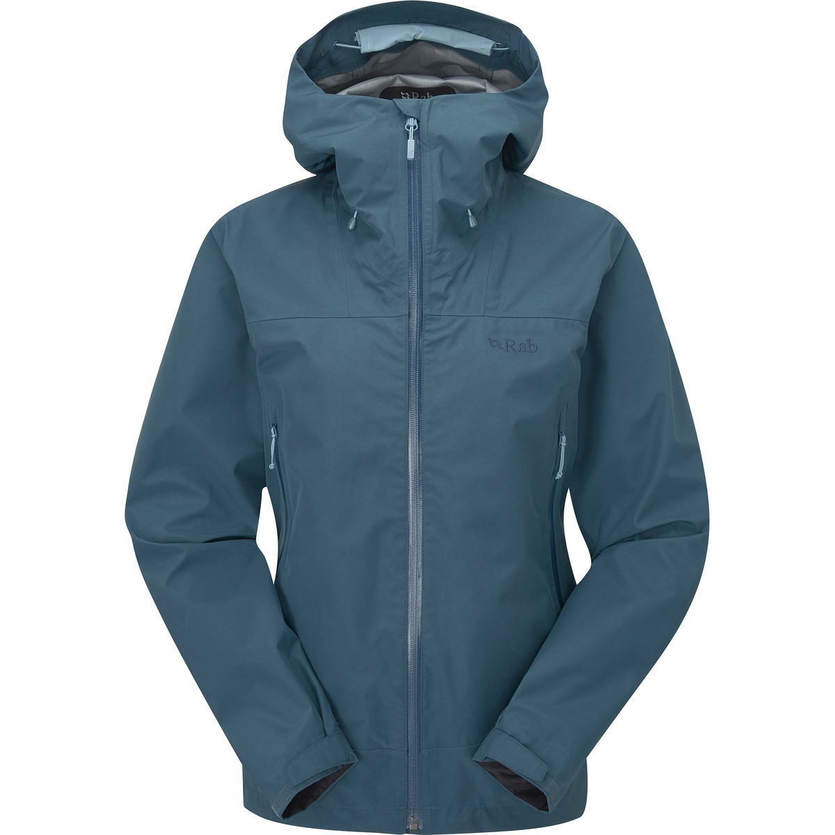 Rab Femme Veste Namche GTX (taille M, Bleu)
