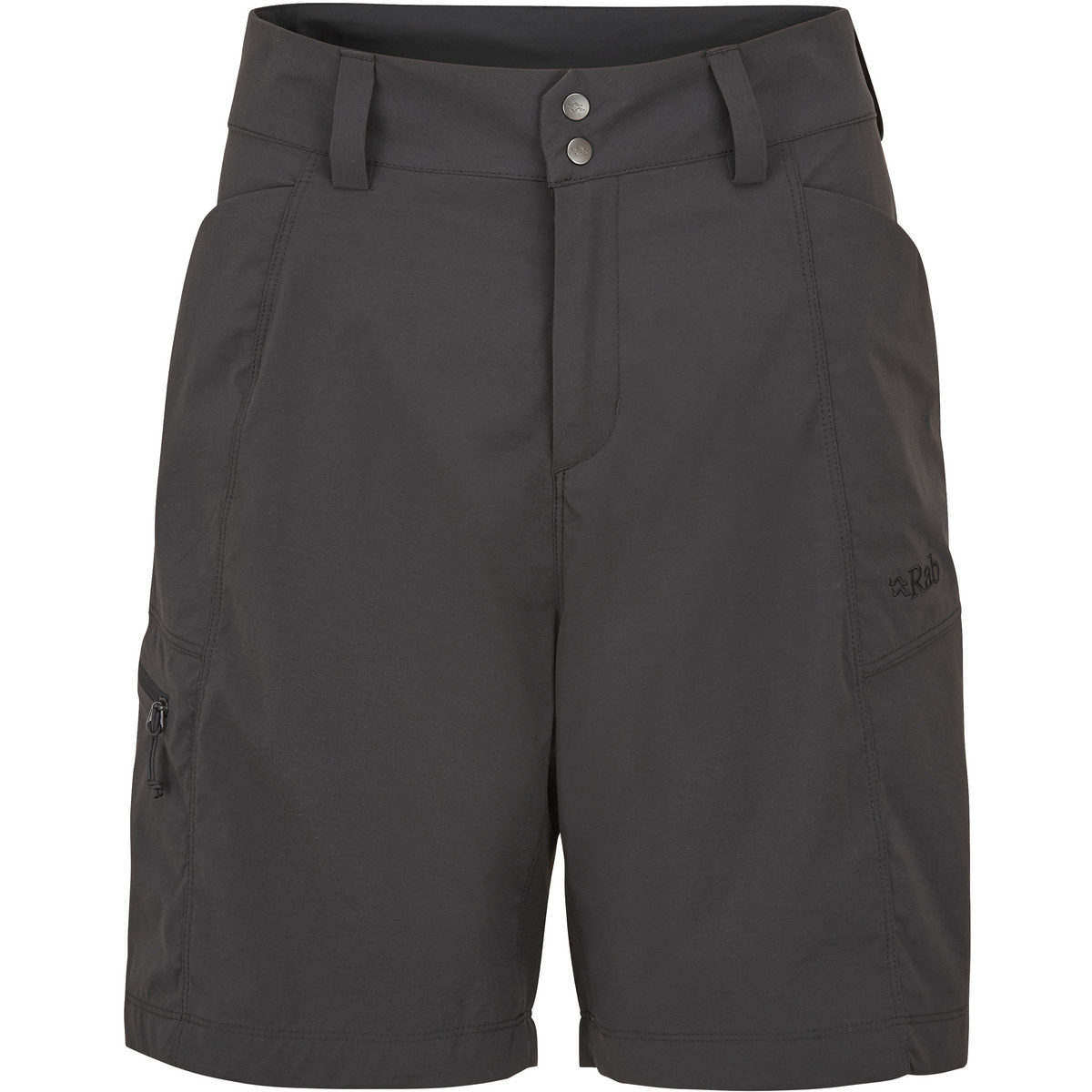 Rab Donna Pantaloncini Incline Light (Taglia XS, Grigio)