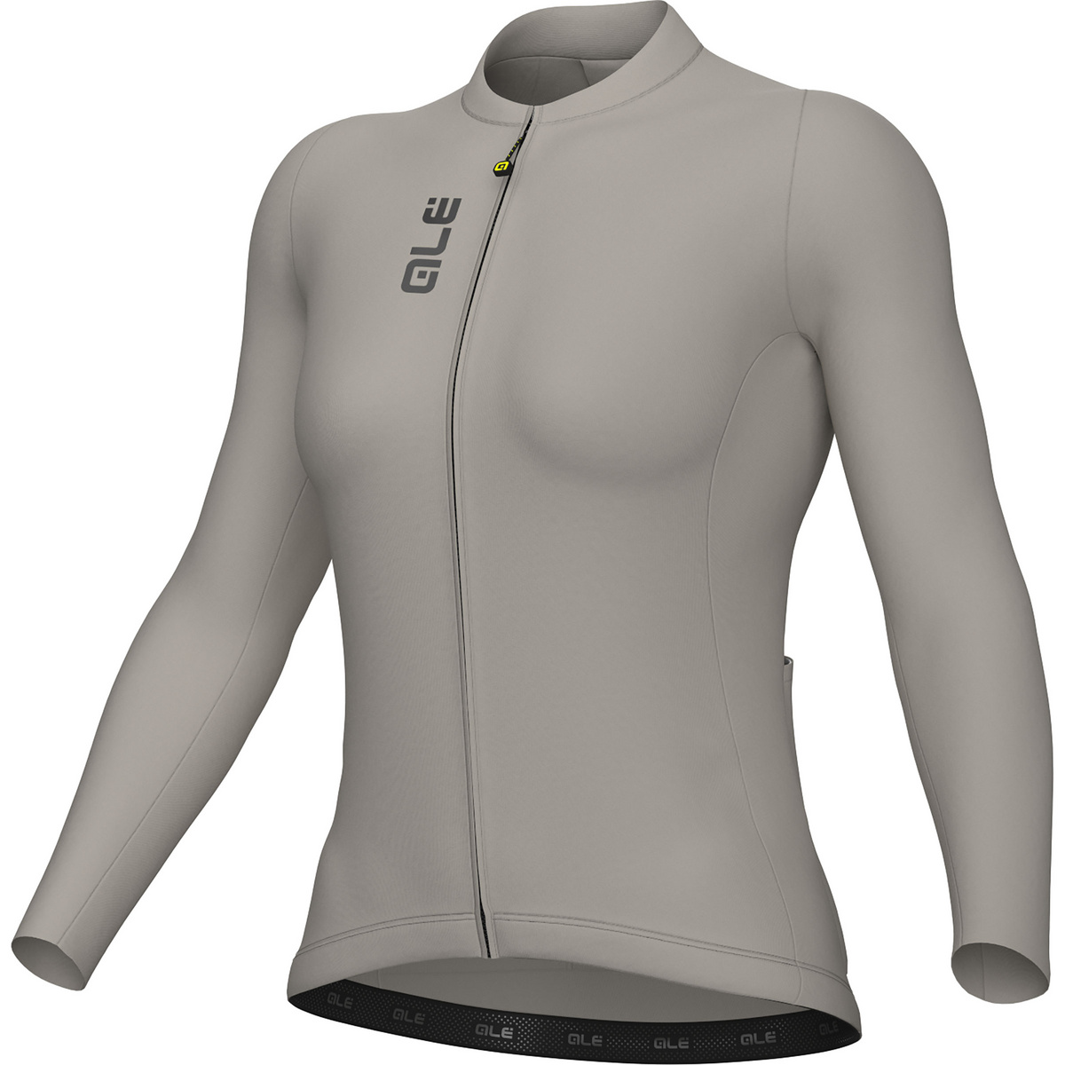 Alé Damen Color Block LS Trikot (Größe XS, beige)