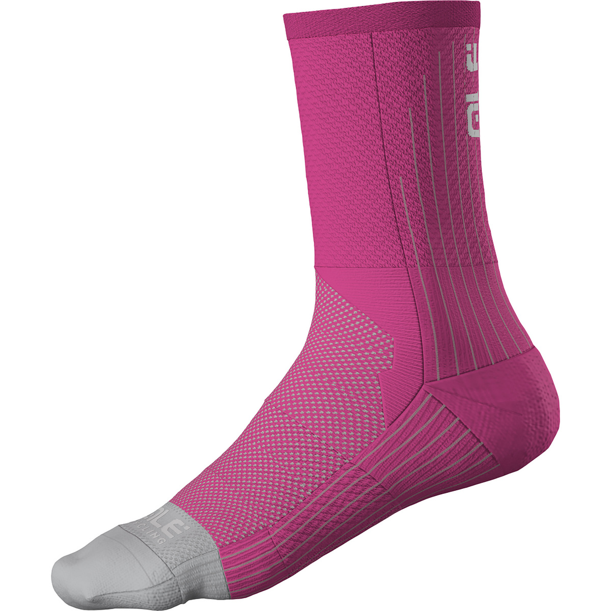 Alé Chaussettes Color Block (taille 40 , Rose vif)