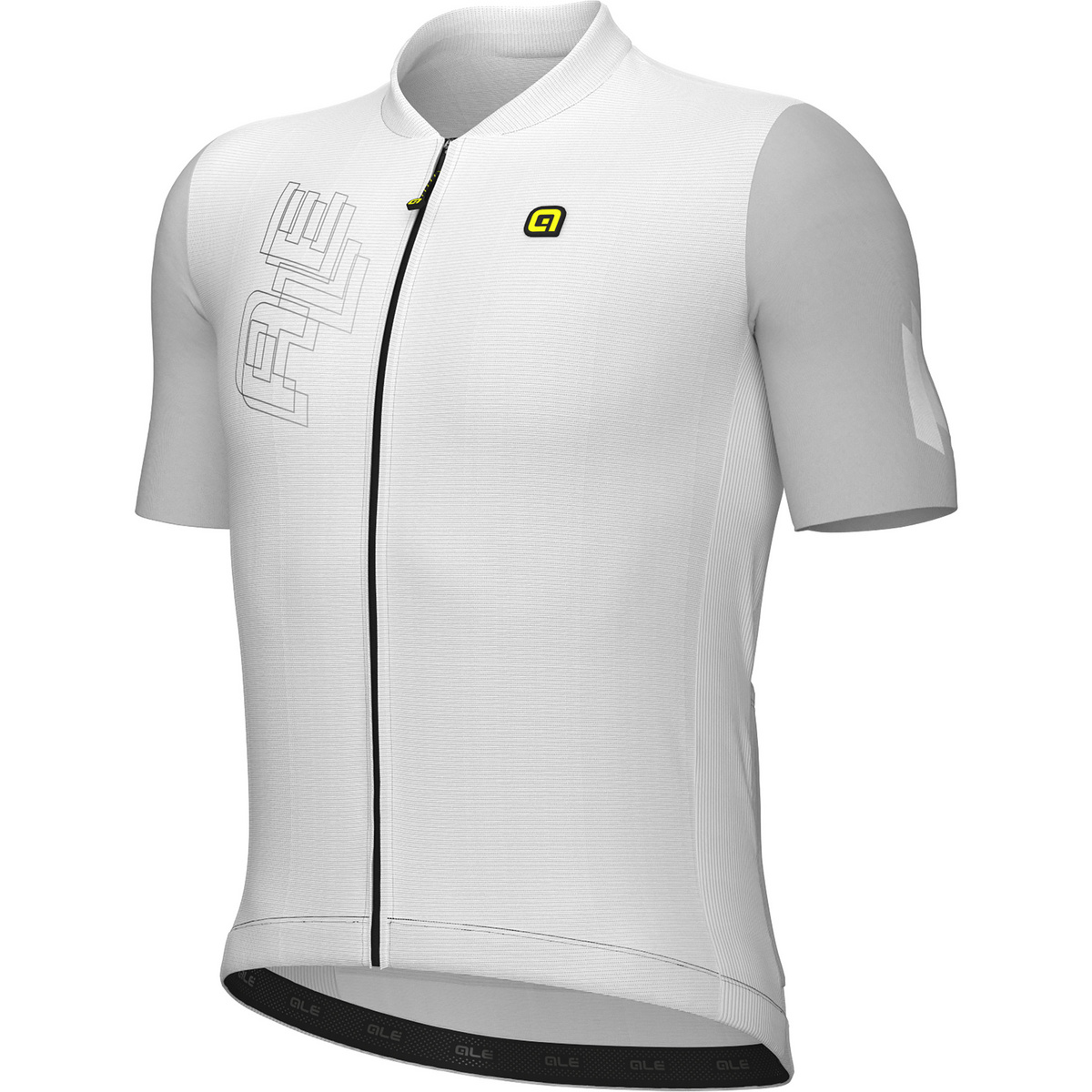 Alé Uomo Maglia Follow Me (Taglia S, Bianco)