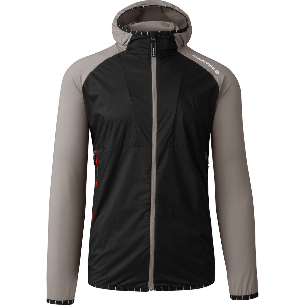 Martini Sportswear Herren Trektech Hybrid Windbreaker Jacke (Größe L, grau)