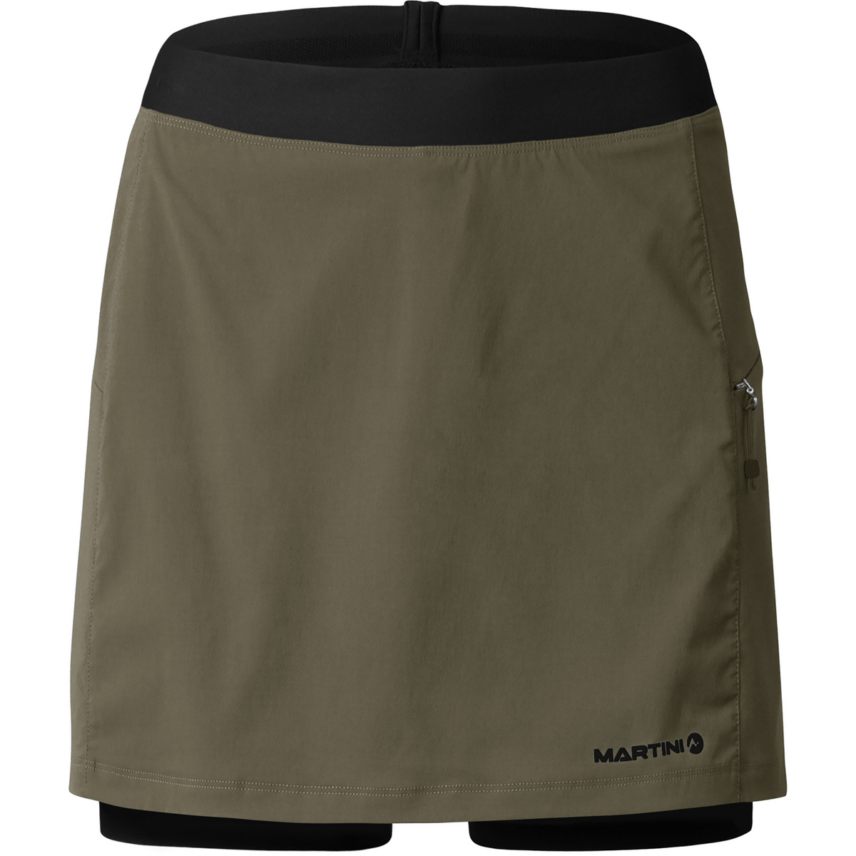 Martini Sportswear Femme Jupe Alpmate (taille M, Olive)