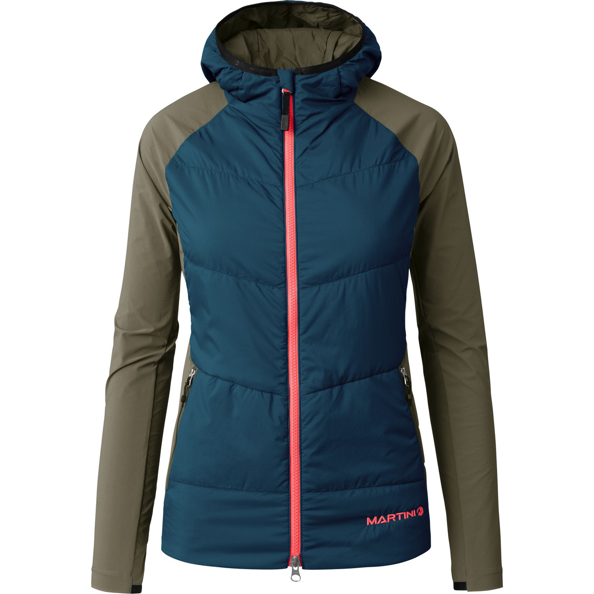 Martini Sportswear Femme Veste Highventure Hybrid G-loft (taille XS, Bleu)