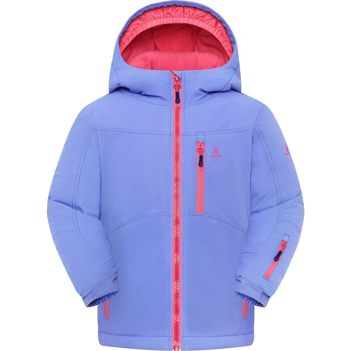Kamik Kinder Remy Jacke (Größe 116, blau)
