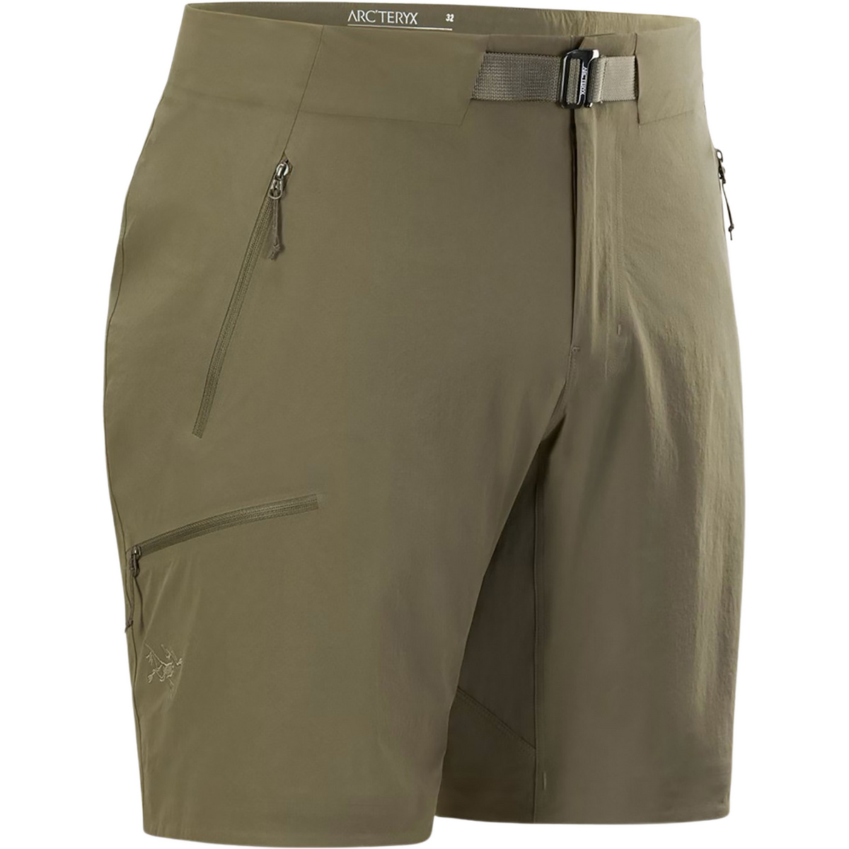 Arcteryx Uomo Pantaloncini Gamma SL 9'' (Taglia XS, Verde oliva)