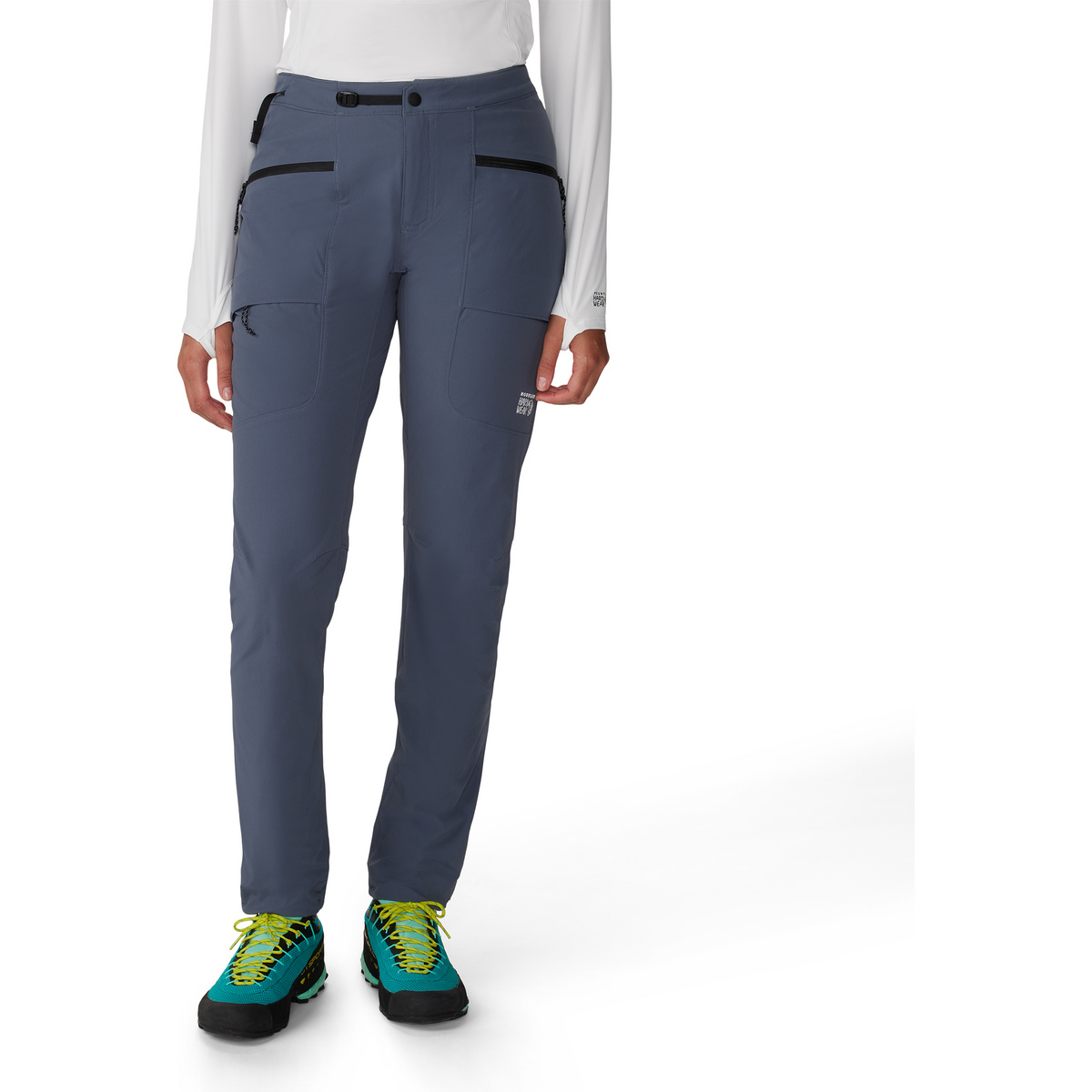 Mountain Hardwear Donna Pantaloni Chockstone Alpine Light (Taglia L, Blu)
