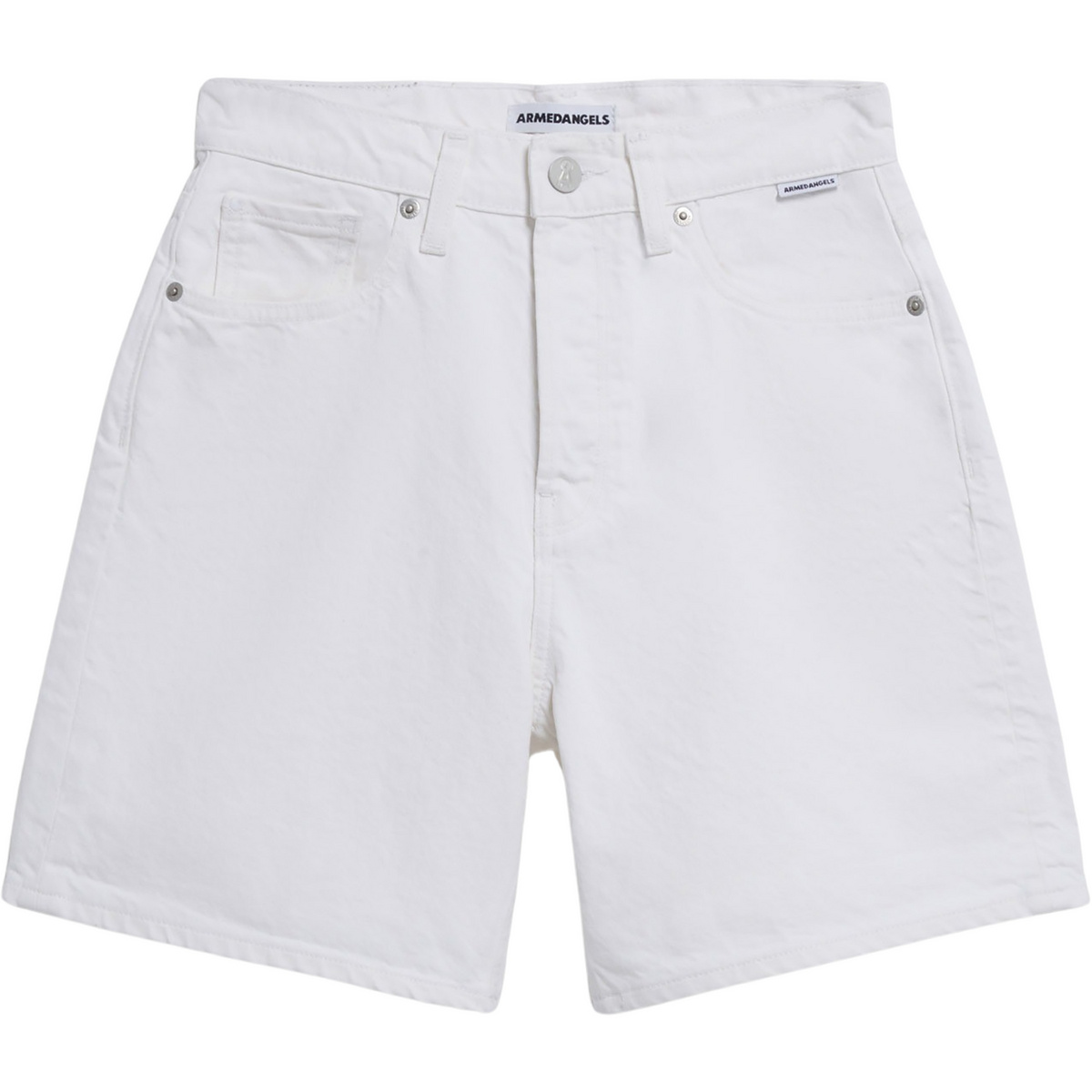 Armedangels Donna Pantaloncini Sheaari Jeans (Taglia M , Bianco)