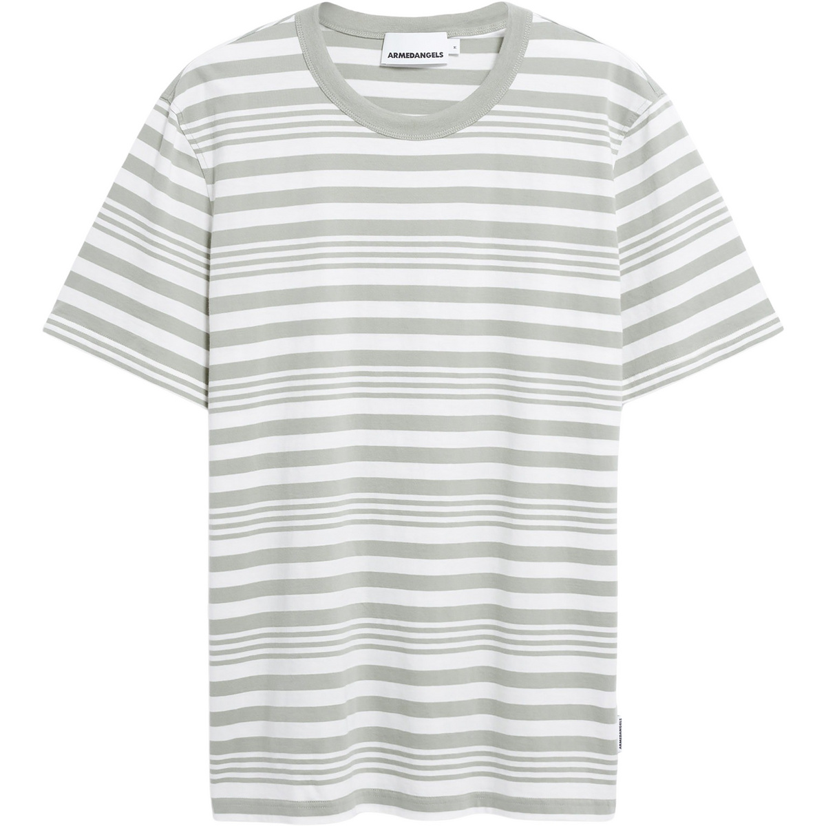 Image of Armedangels Uomo Maglietta Maarkos Bold Stripes