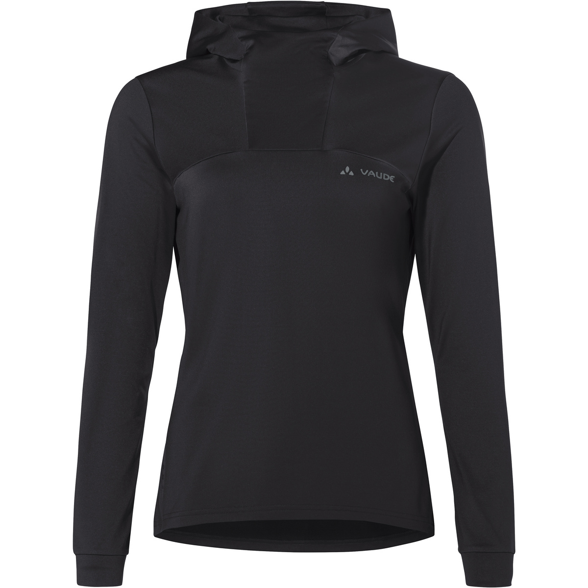 Vaude Donna Felpa con cappuccio Qimsa (Taglia XS, Nero)