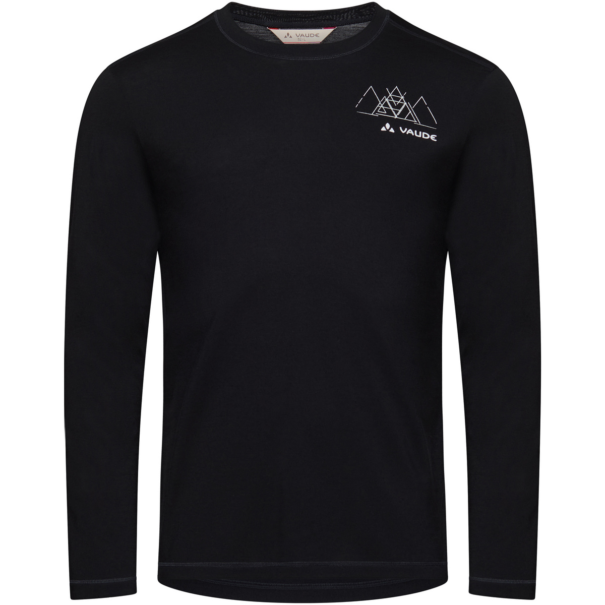 Vaude Herren Monviso Wool II Longsleeve (Größe M, schwarz)