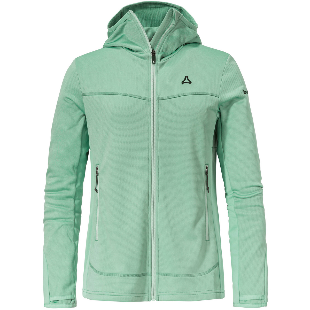 Schöffel Damen Style Milagle Fleece Hoodie Jacke (Größe M, gruen)
