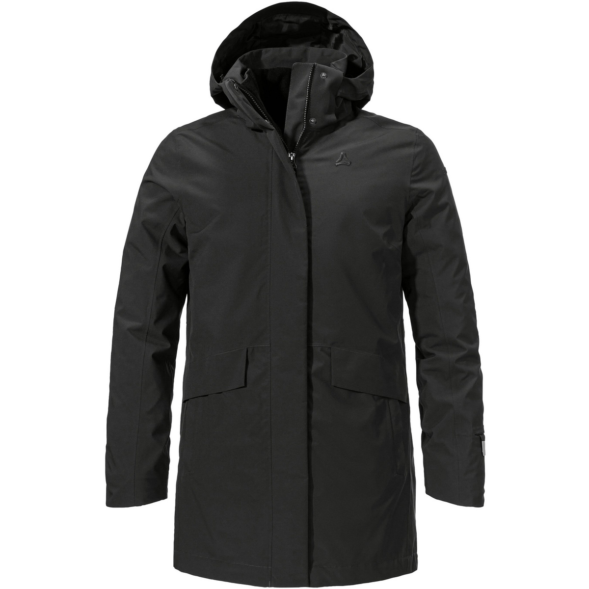 Schöffel Femme Parka Style Borkol 3in1 (taille XL, Noir)