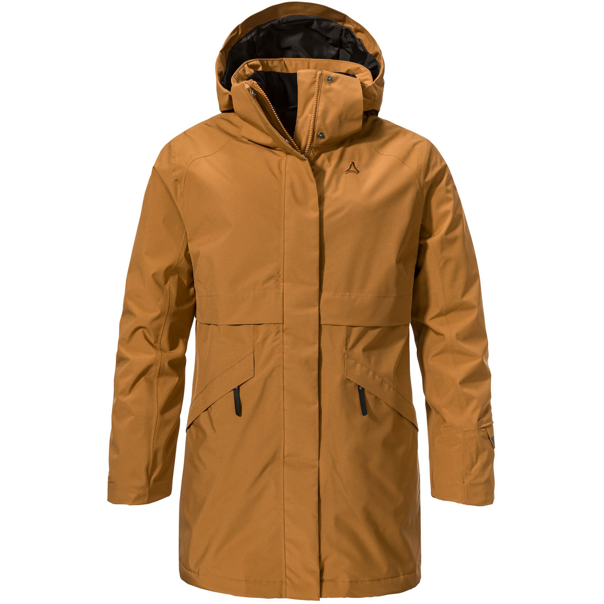 Schöffel Femme Parka Style Malkay Ins (taille 4XL, Brun)