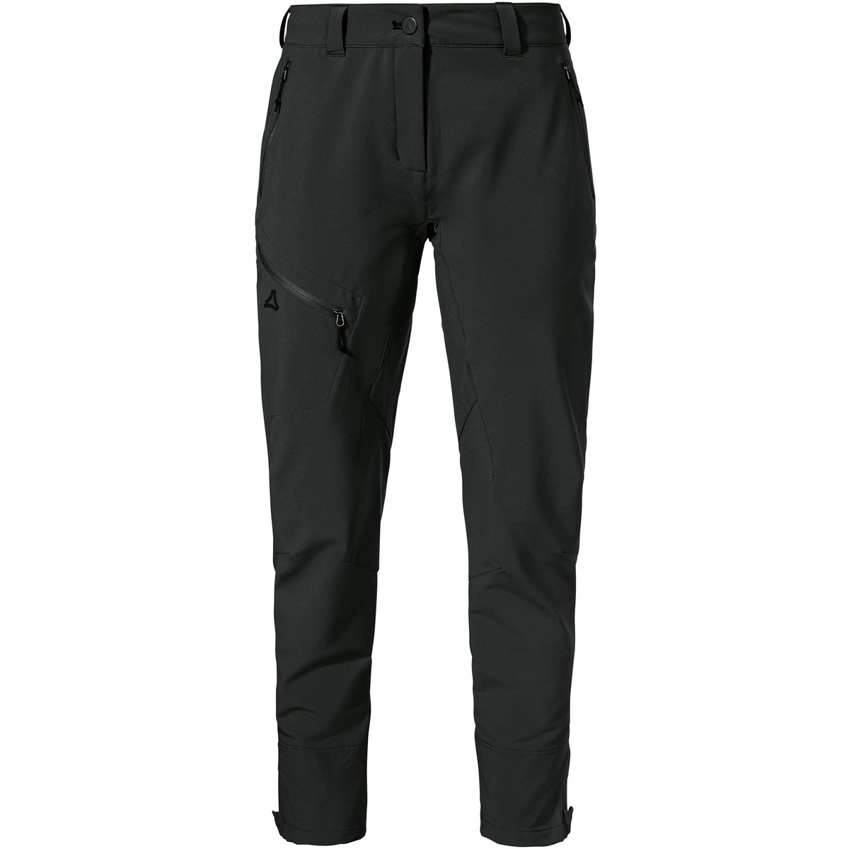 Schöffel Femme Pantalon Style Cascata (taille XXL, Noir)