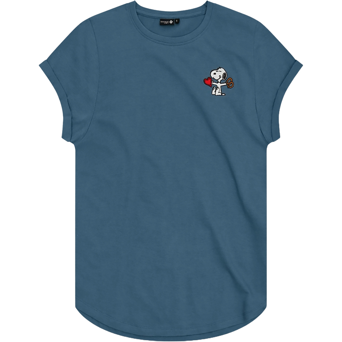 Bavarian Caps Damen Peanuts: Snoopy T-Shirt (Größe L, blau)