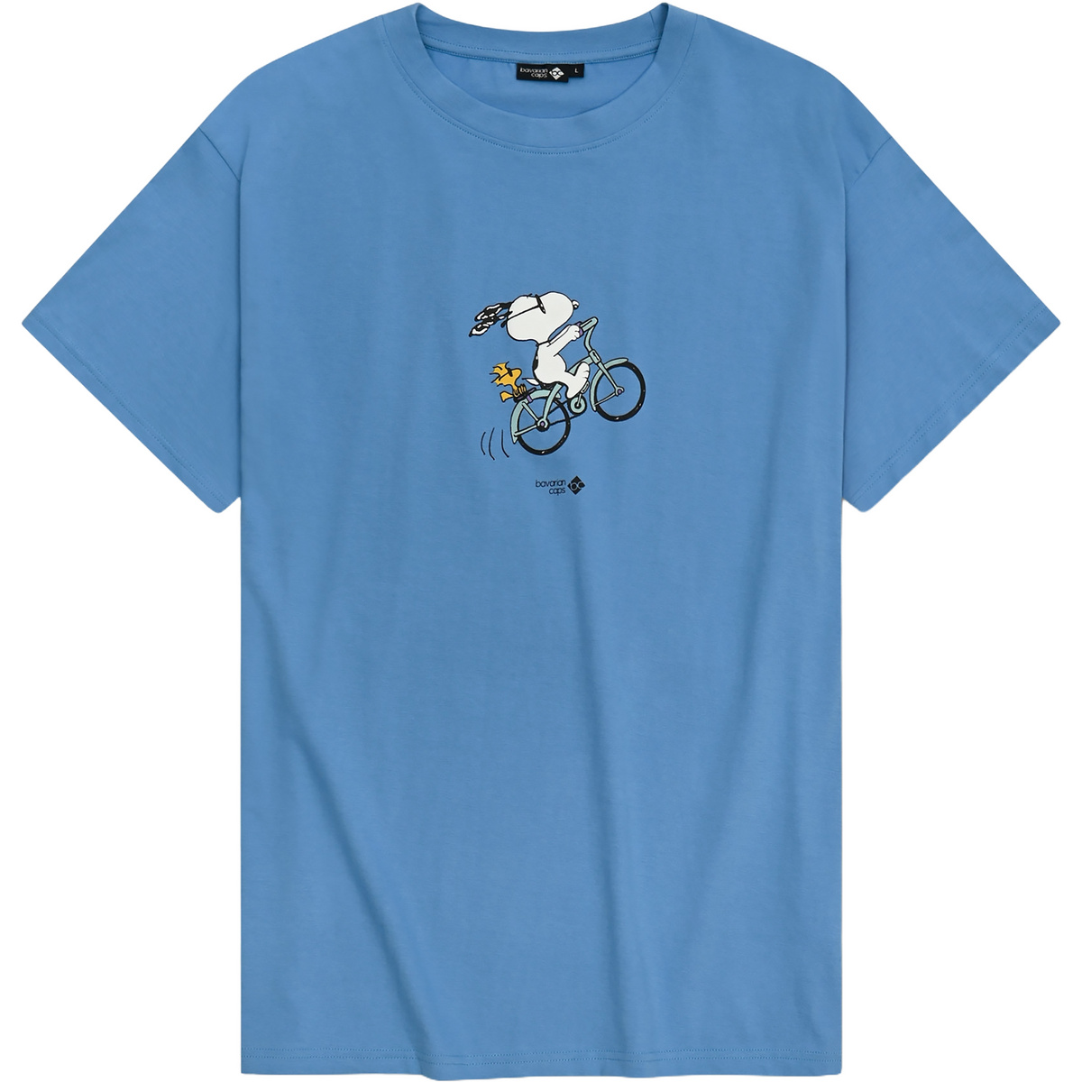 Bavarian Caps Homme T-shirt Peanuts: Radln (taille XXL, Bleu)