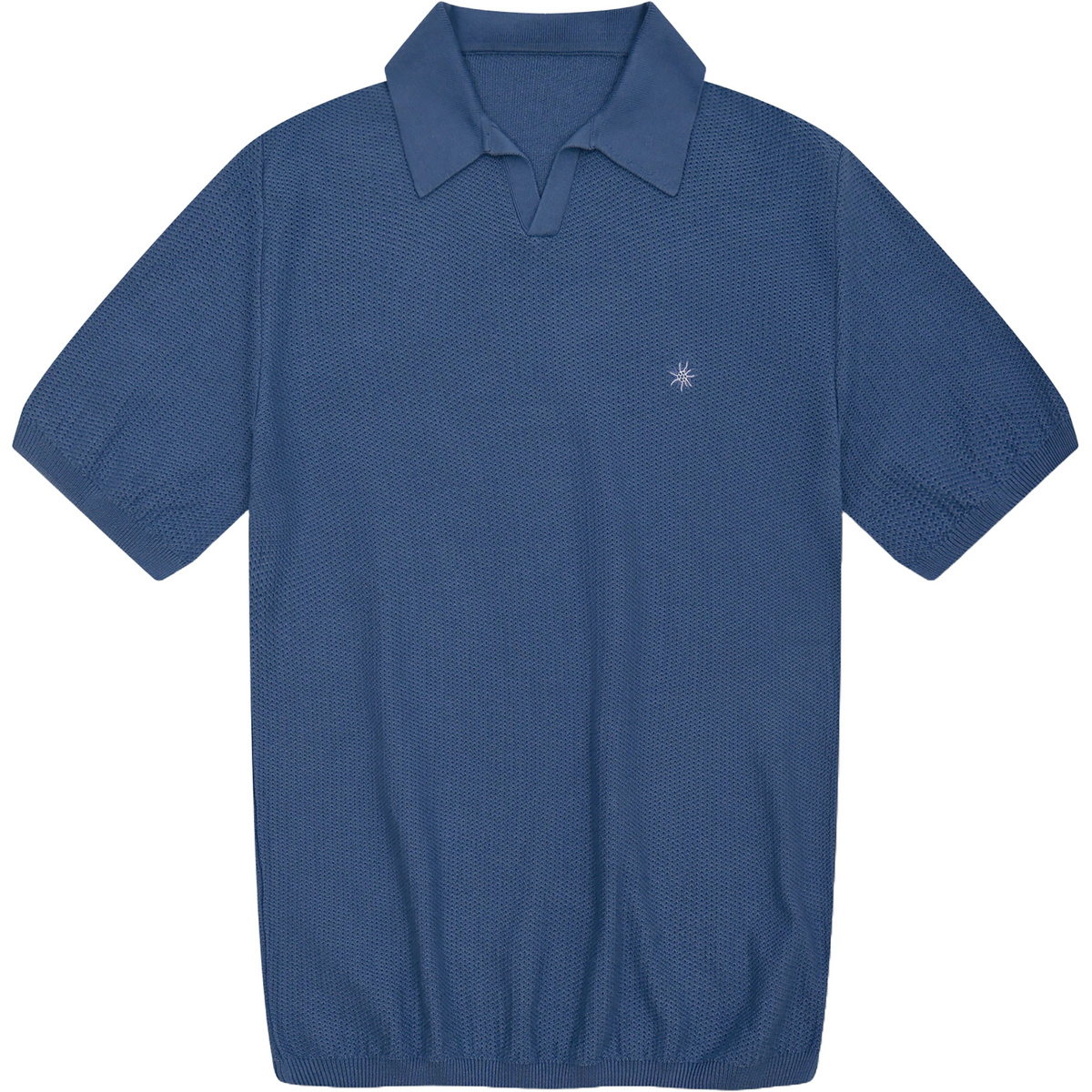 Image of Bavarian Caps Uomo Maglietta Edelweiß Strick Polo