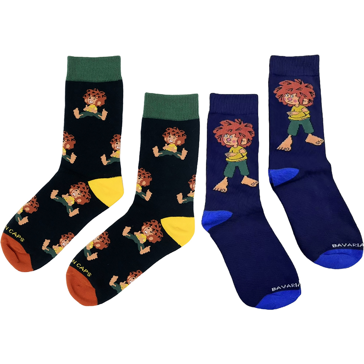Image of Bavarian Caps Bambino Calzini Pumuckl 2er Pack