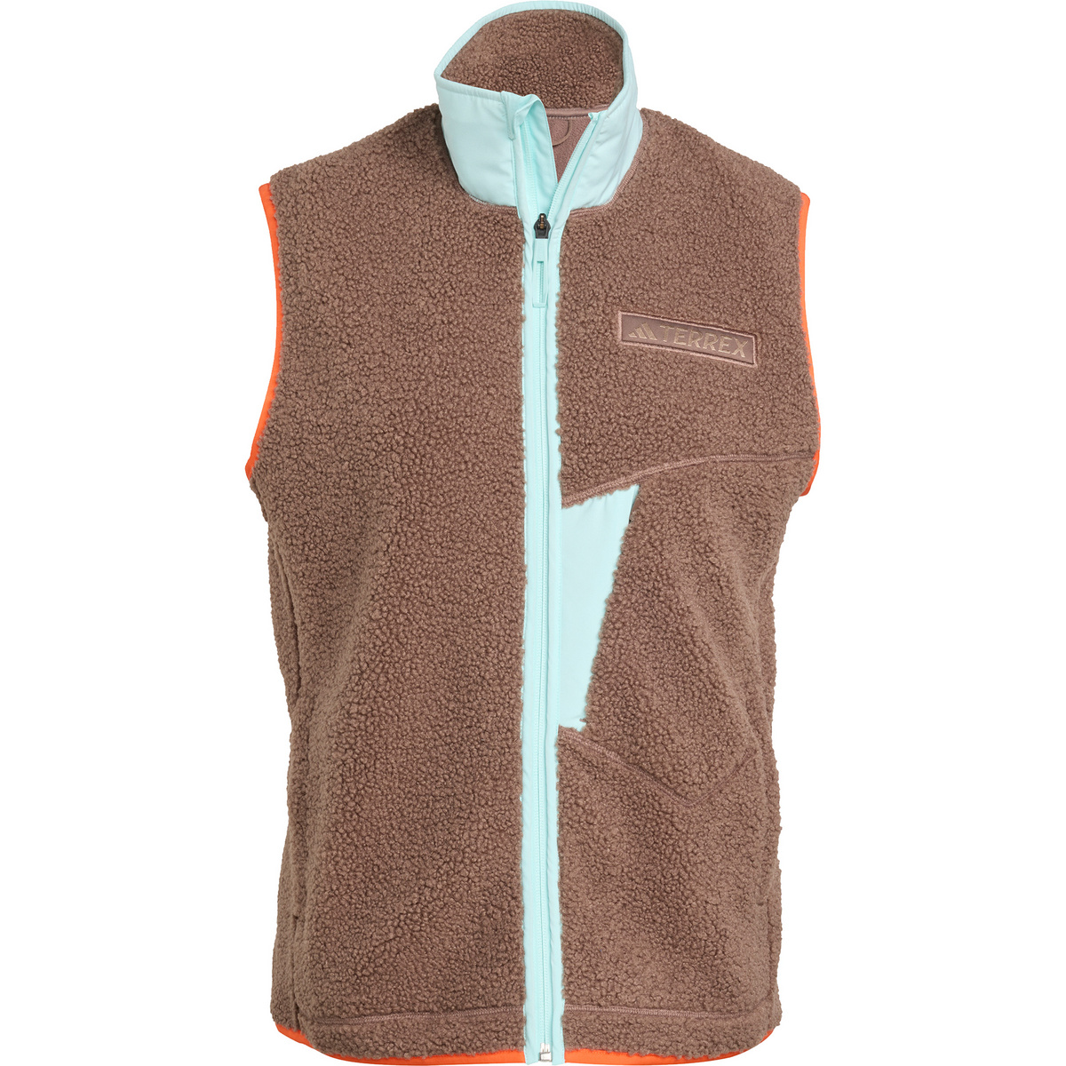 adidas Terrex Donna Gilet Xploric High Pile Fleece (Taglia L, Marrone)