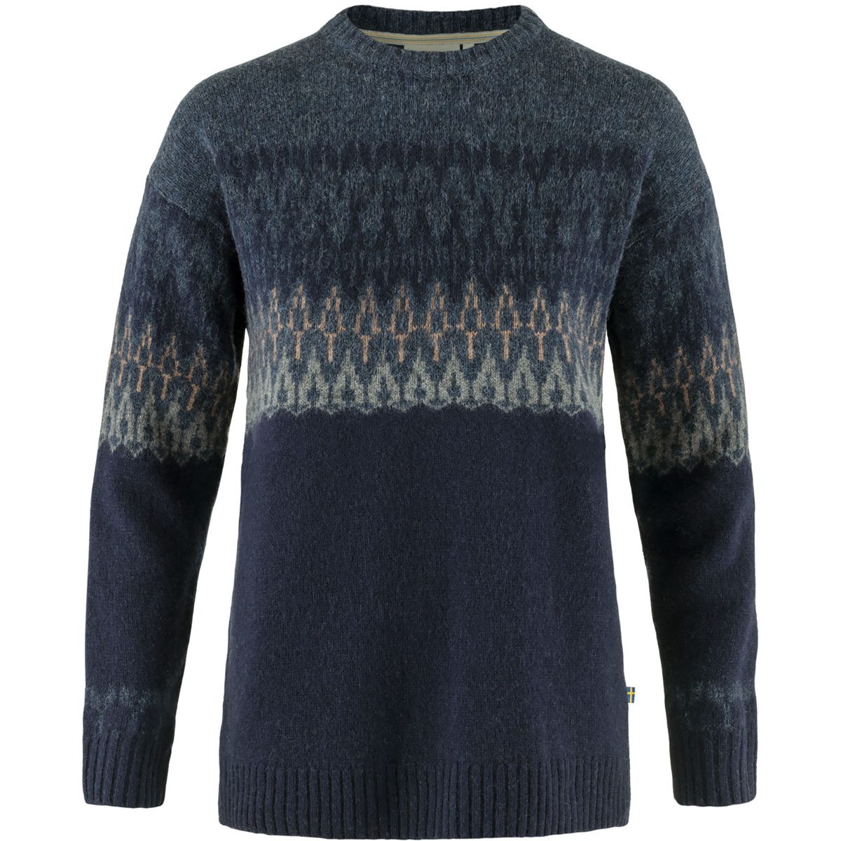 Fjällräven Damen Övik Path Knit Pullover (Größe L, blau)