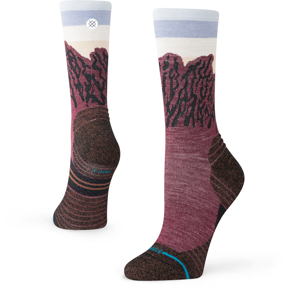 Image of Stance Donna Calzini The Ridge Light Wool Crew