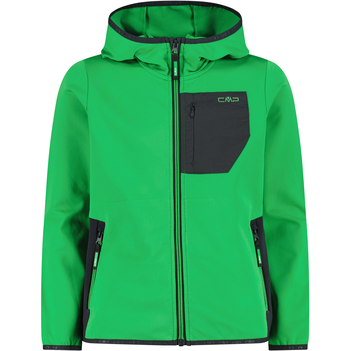 CMP Bambino Giacca Hoodie (Taglia 116, Verde)