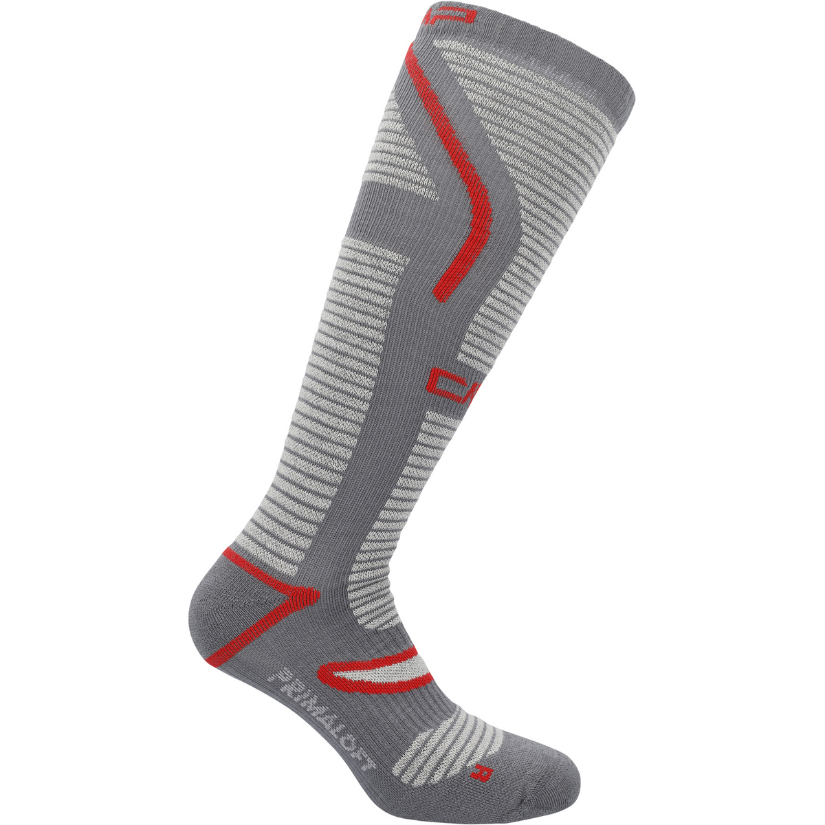 CMP Chaussettes Ski Primaloft (taille 39 , Gris)